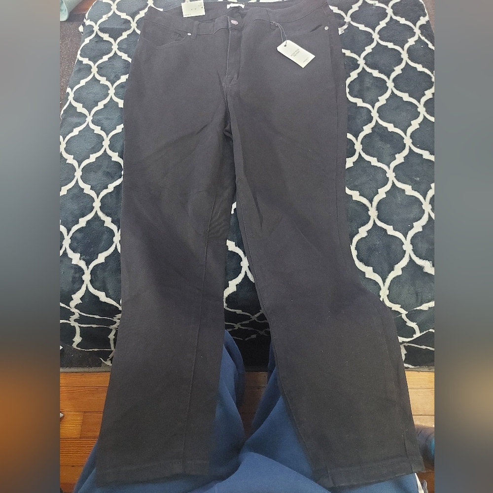 Nwt forever 21 plus black high rise skinny jeans 18